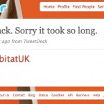 HabitatUK - back on Twitter
