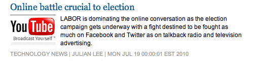 Online battle crucial for the election